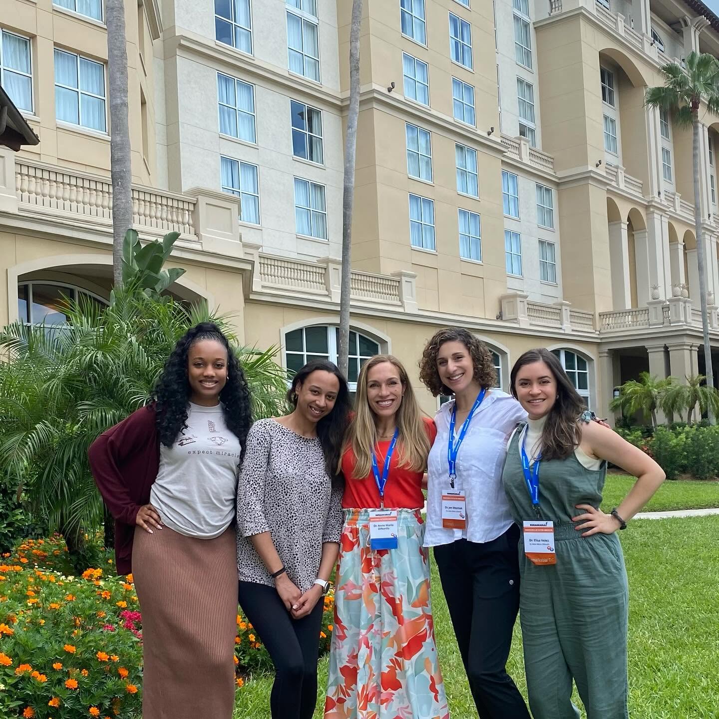 The Compass doctors together at a chiropractic conference